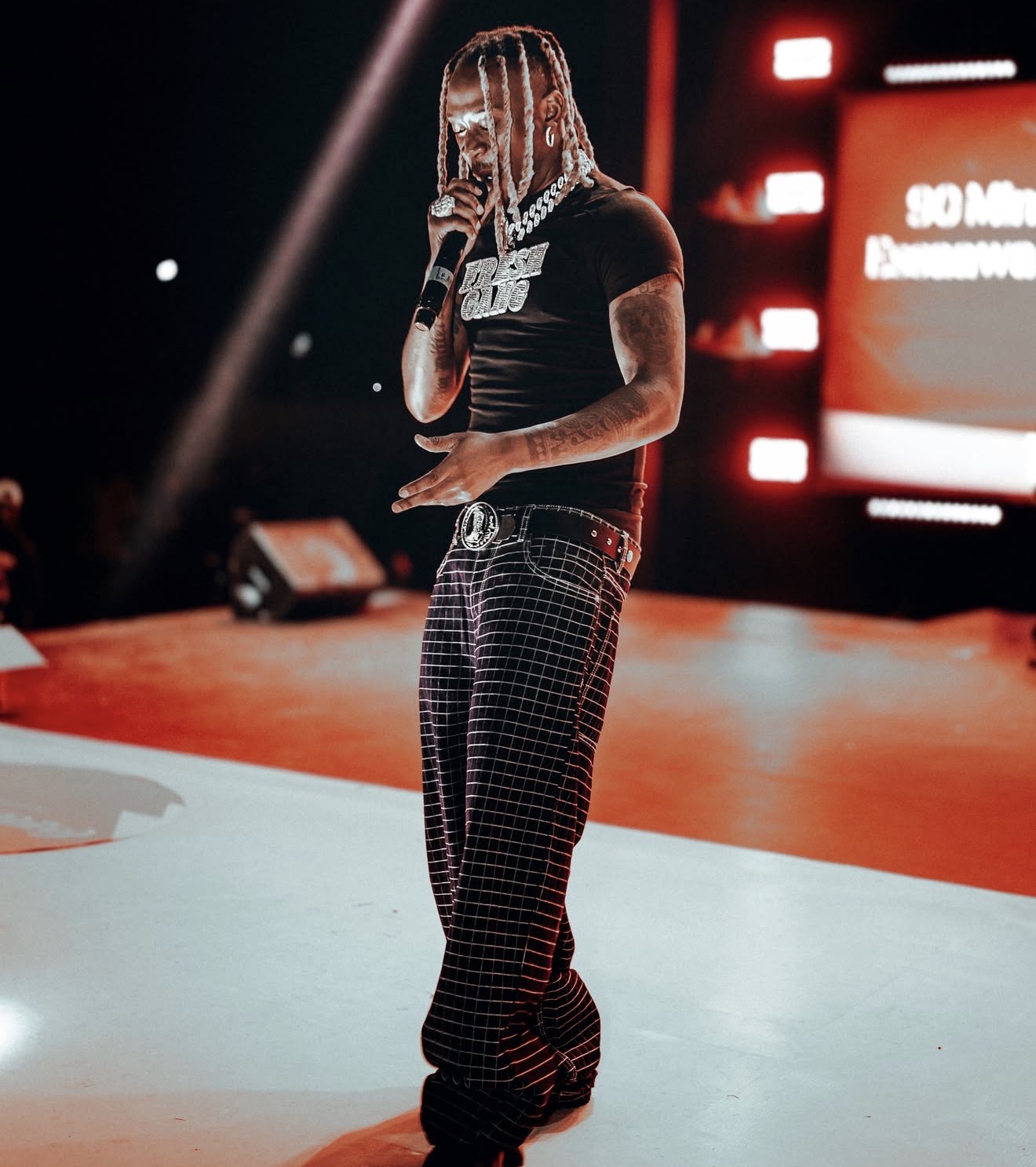 Fik Fameica performing on stage